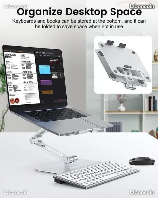 Support d'ordinateur portable ou tablette ergonomique APIKER NA01