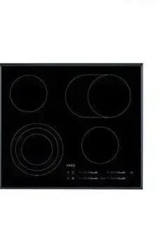 AEG - HK654070FB - Table de cuisson vitrocéramique, DirekTouch, multizones 50-65 cm